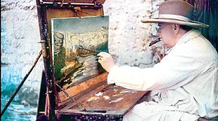 Peinture : Le célèbre tableau «Scene at Marrakech, circa 1935» de Churchill mis aux enchères pour la première fois