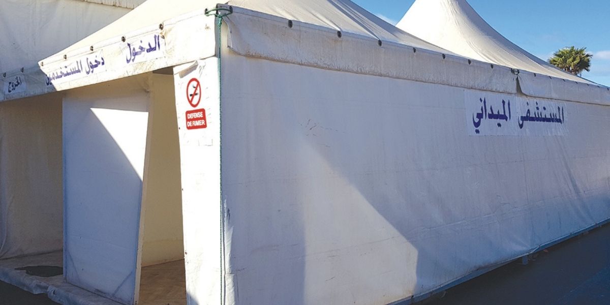 L’hôpital de campagne d’Agadir, une solution de dernier recours