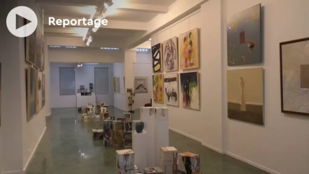 Vidéo. Casablanca: Narjiss El Joubari et le Cube à la Galerie Nadar