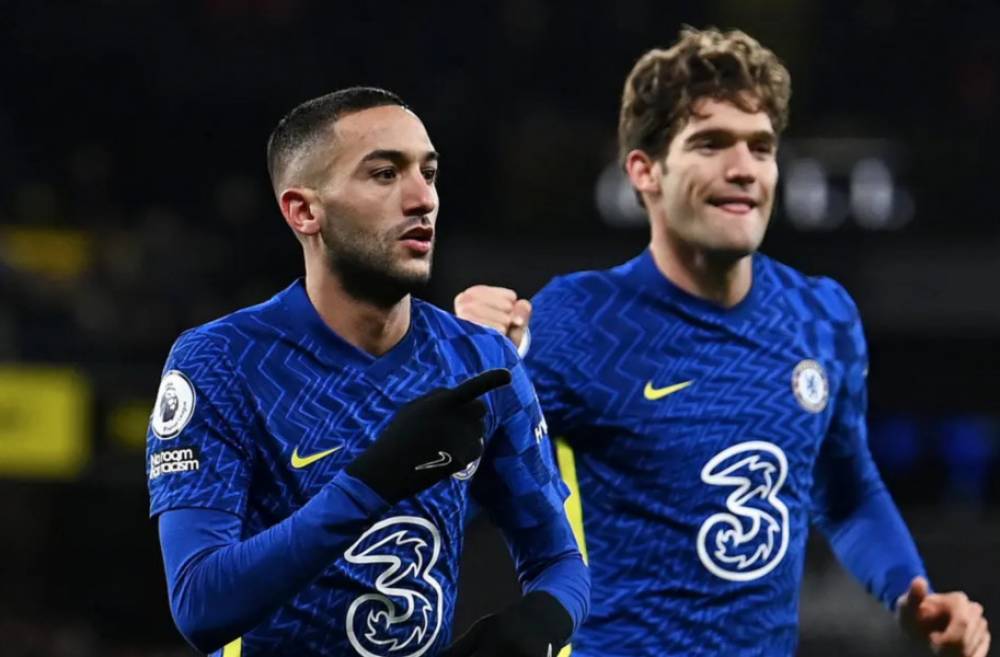 Premier League: Ziyech offre la victoire à Chelsea face à Watford