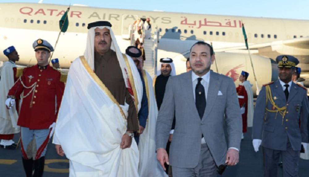 L’émir du Qatar Hamad ben Khalifa Al-Thani en visite au Maroc