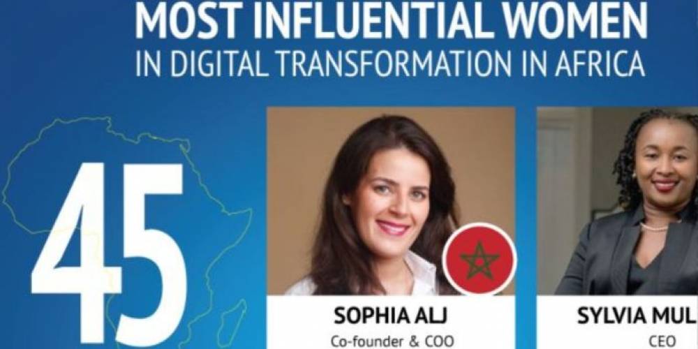 Transformation numérique. Sophia Alj classée parmi les 45 femmes les plus influentes en Afrique