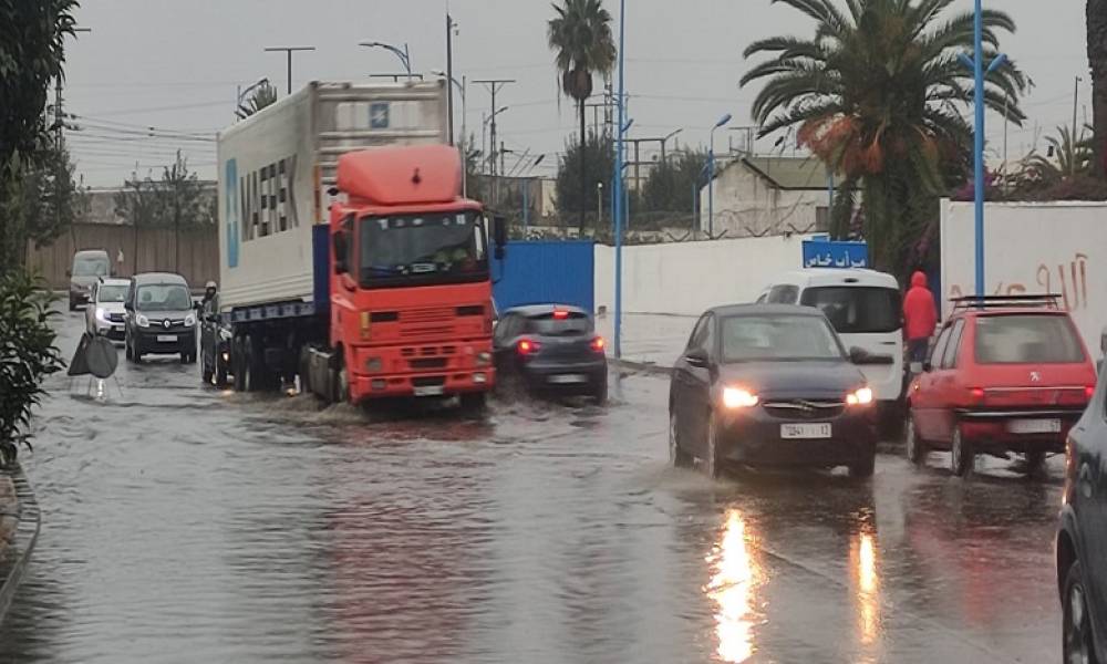 Inondations à Casablanca après les premières pluies de ce jeudi