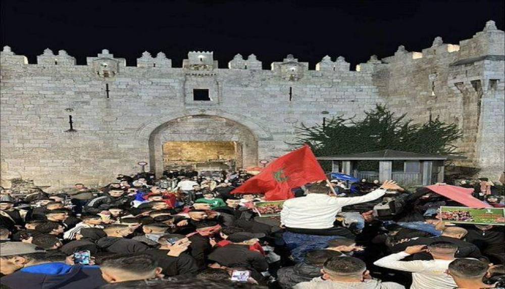 Israël réprime les célébrations palestiniennes de la victoire du Maroc