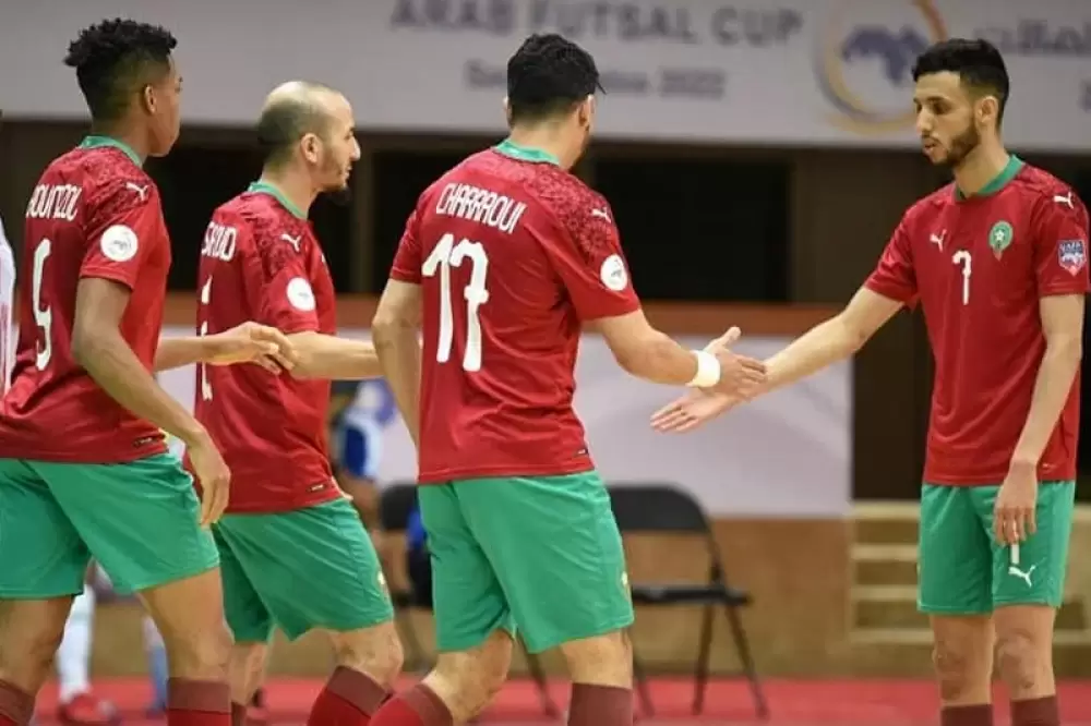 Futsal/Amical : le Maroc écrase la Lettonie