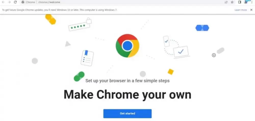 Pourquoi Google insiste via Chrome pour que vous passiez à Windows 10 ou 11