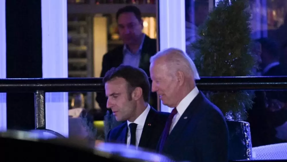 À Washington, Macron met en garde les États-Unis contre une «fragmentation de l'Occident»