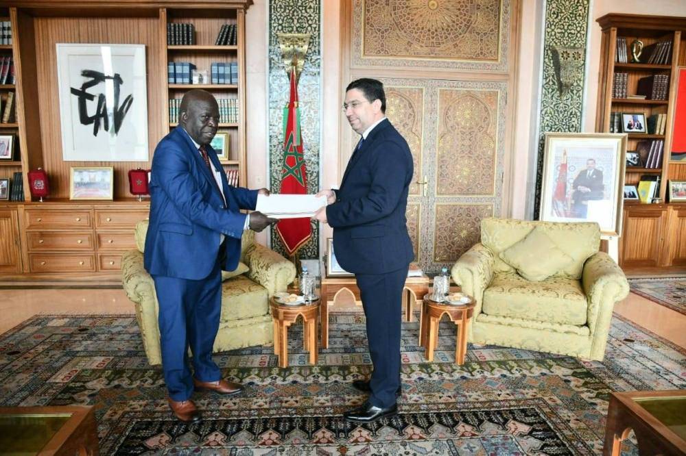 Maroc-Ouganda : Nasser Bourita reçoit Mohamed Ahmed Kisuule, porteur d'un message à S.M. le Roi