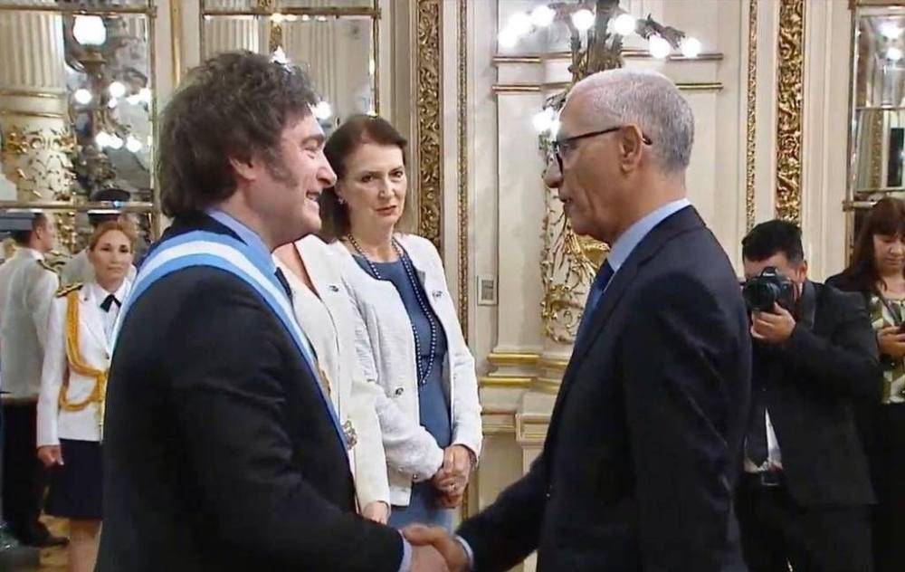 Rachid Talbi El Alami représente S.M. le Roi à la cérémonie d'investiture du nouveau président argentin