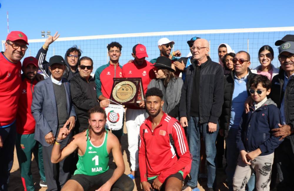 Tournoi nord-africain de beach-volley: la sélection marocaine remporte le titre et se qualifie pour la coupe continentale