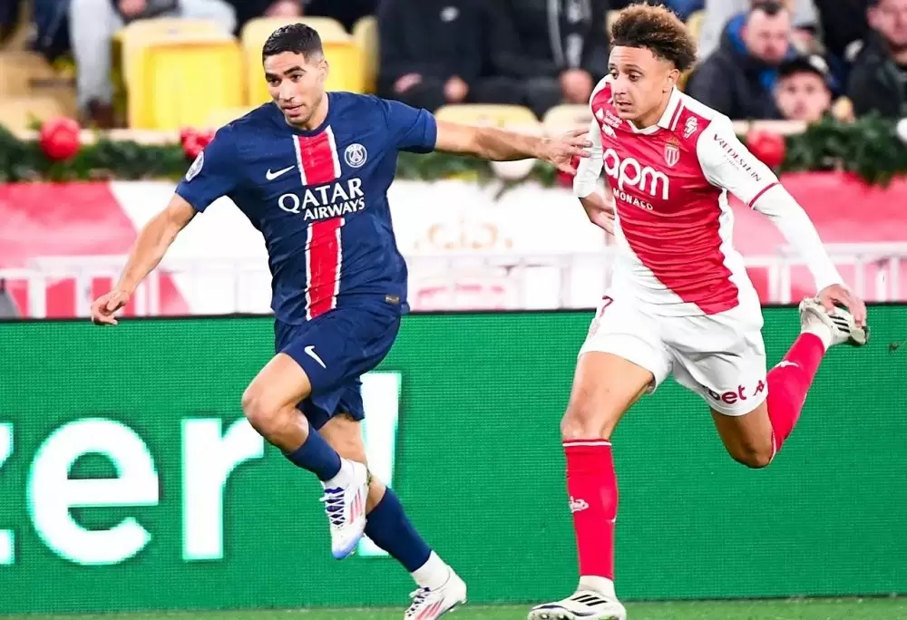 Achraf Hakimi porte toujours le PSG à bout de bras, Ben Seghir buteur pour l'AS Monaco