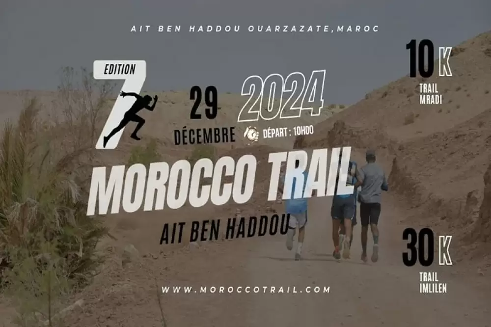 Ouarzazate : 7e édition du Morocco Trail au Ksar d’Aït Ben Haddou prévu le 29 décembre