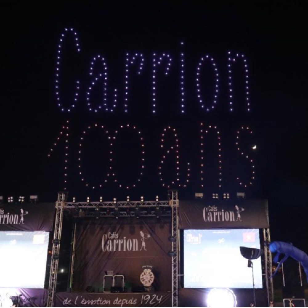 Cafés Carrion célèbre 100 ans d’excellence avec des spectacles exceptionnels de 300 drones