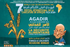 Agadir: plus de 400 dessinateurs attendus pour la 7ème édition du Festival international de la caricature en Afrique