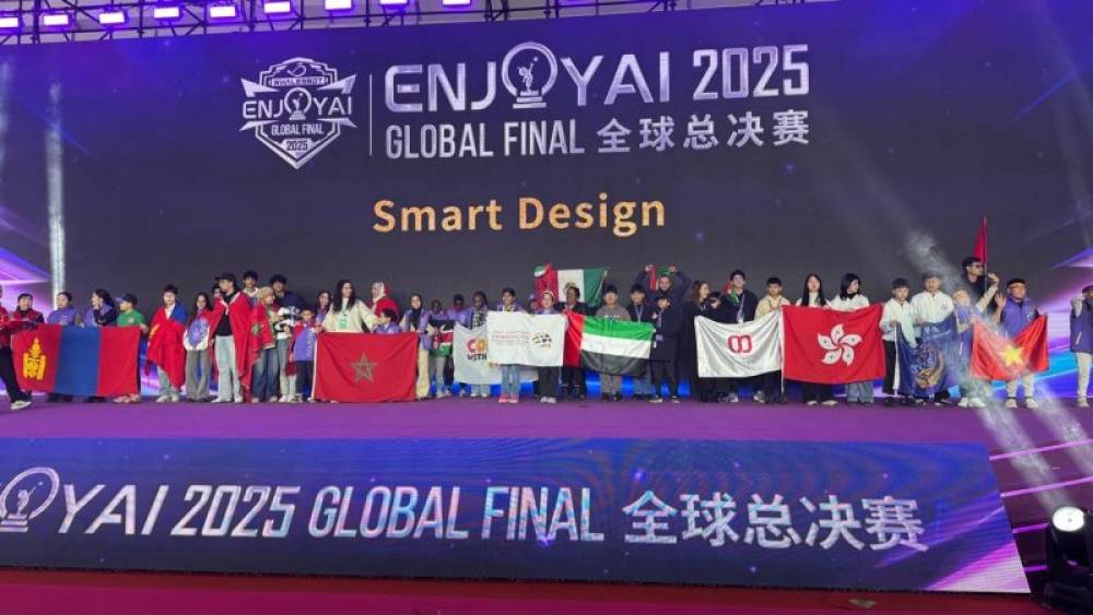 Chine/Robotique: Des jeunes Marocains sur le podium de la compétition internationale ENJOY AI
