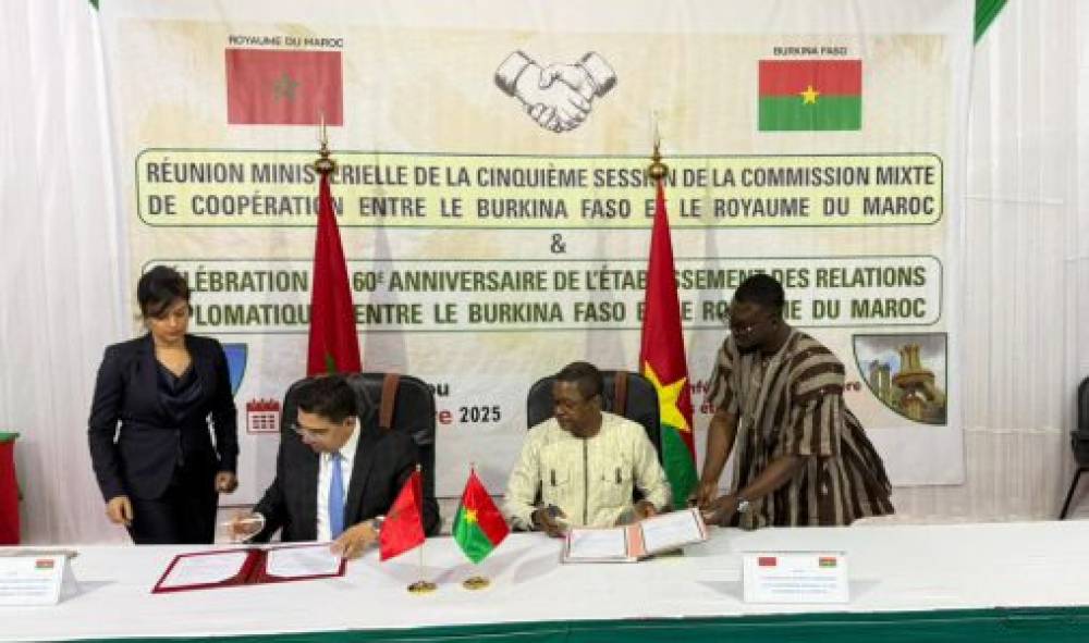 Le Maroc et le Burkina Faso réaffirment leur volonté de renforcer davantage leur coopération bilatérale