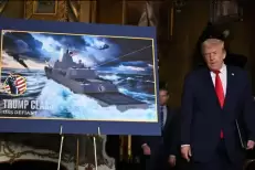 Trump annonce une nouvelle classe de navires de guerre portant son nom
