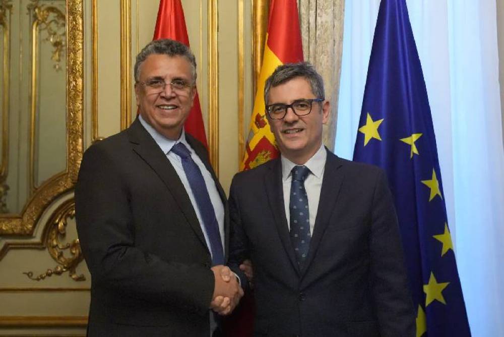 Séance de travail à Madrid entre Abdellatif Ouahbi et son homologue espagnol