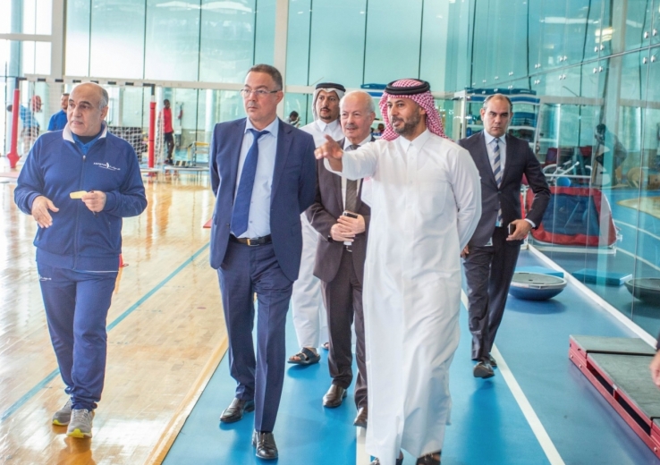 Diapo. Fouzi Lekjaa visite le centre médical Aspetar à Doha