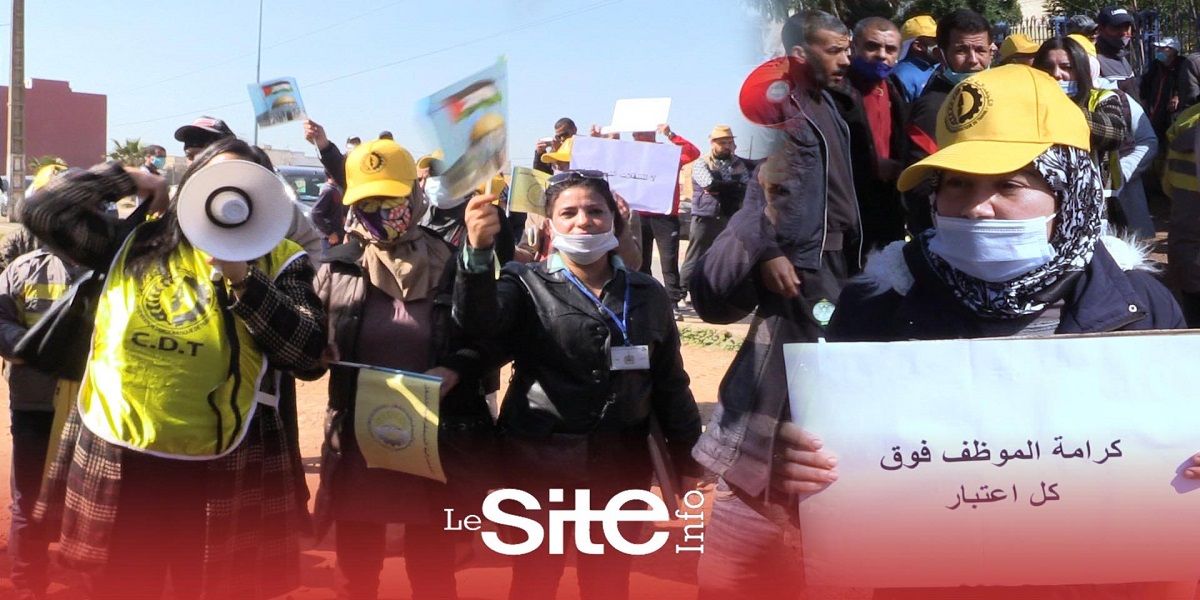 Casablanca: les fonctionnaires de la commune Lahraouine descendent dans la rue