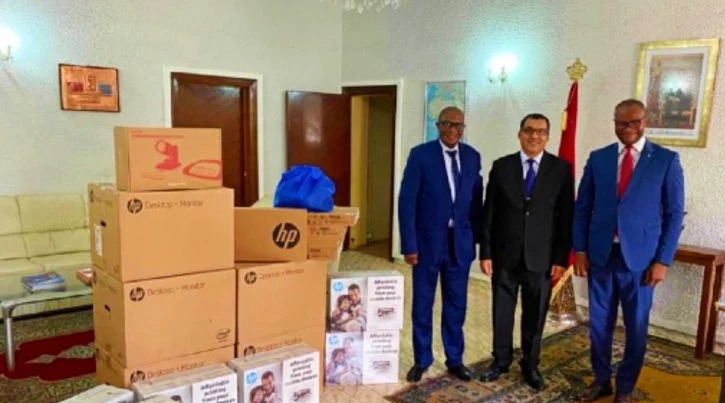 Le Maroc fait don de matériel informatique au profit de la task force du MAE de la RDC