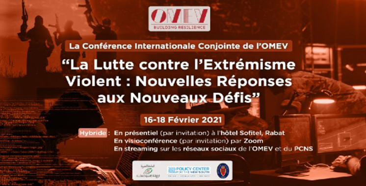 Lutte contre l’extrémisme violent: Une conférence internationale du 16 au 18 février à Rabat