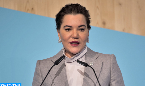 S.A.R. La Princesse Lalla Hasnaa rend hommage à l’engagement personnel et actif de S.M. le Roi sur les questions climatiques et environnementales