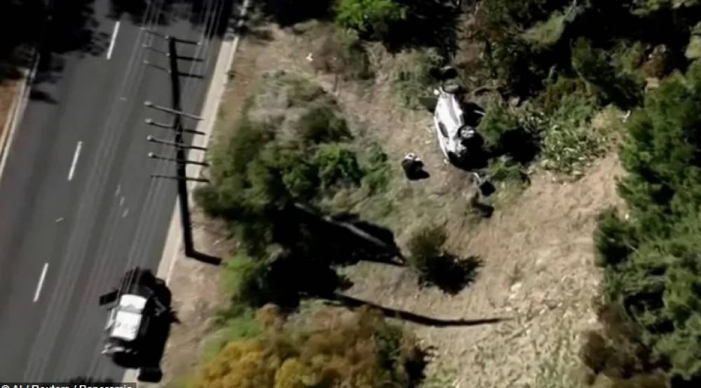 Tiger Woods "chanceux d'être en vie" après un grave accident de voiture