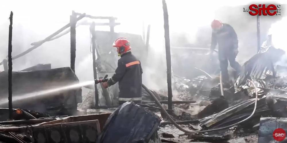 Des baraques prennent feu aux environs de Marrakech