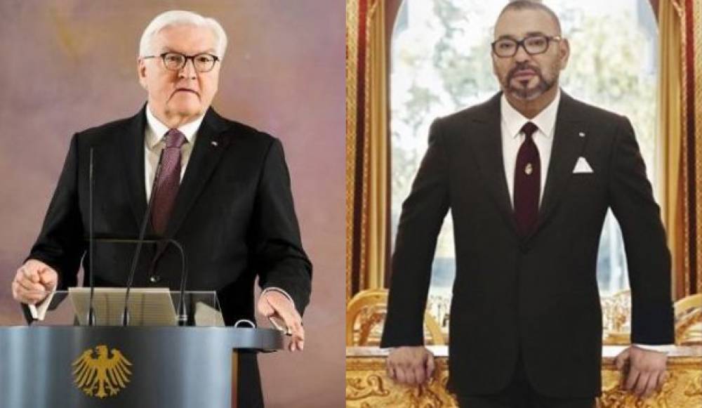 SM le Roi félicite Frank-Walter Steinmeier à l’occasion de sa réélection à la présidence de la République fédérale d’Allemagne