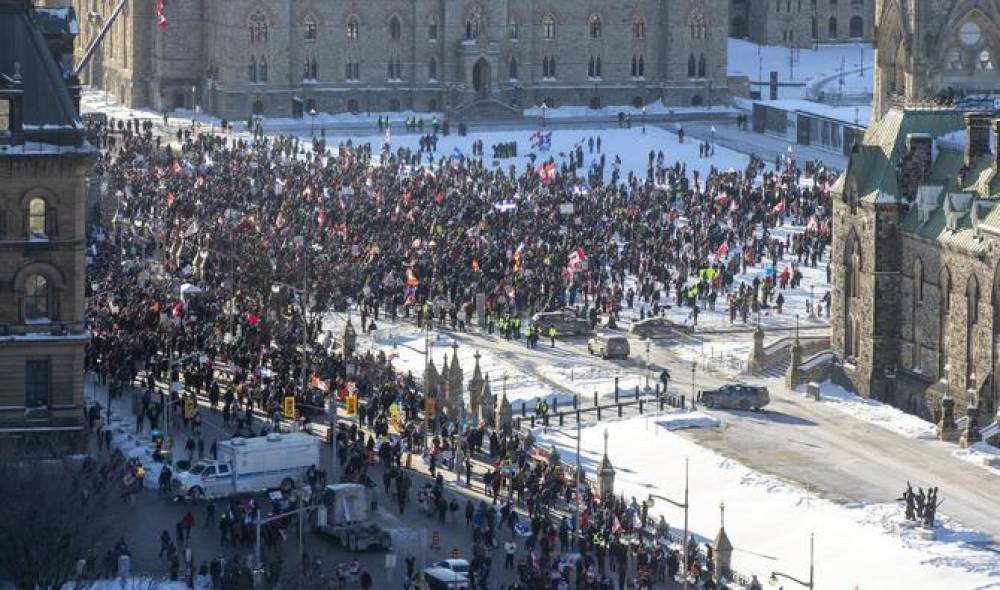 Canada/Manifestations: Trudeau écarte le recours à l’armée