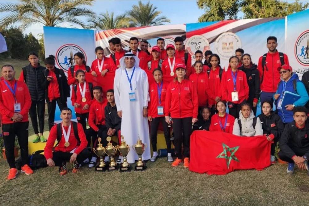 Championnats arabes de cross-country : Le Maroc domine les médailles et le classement