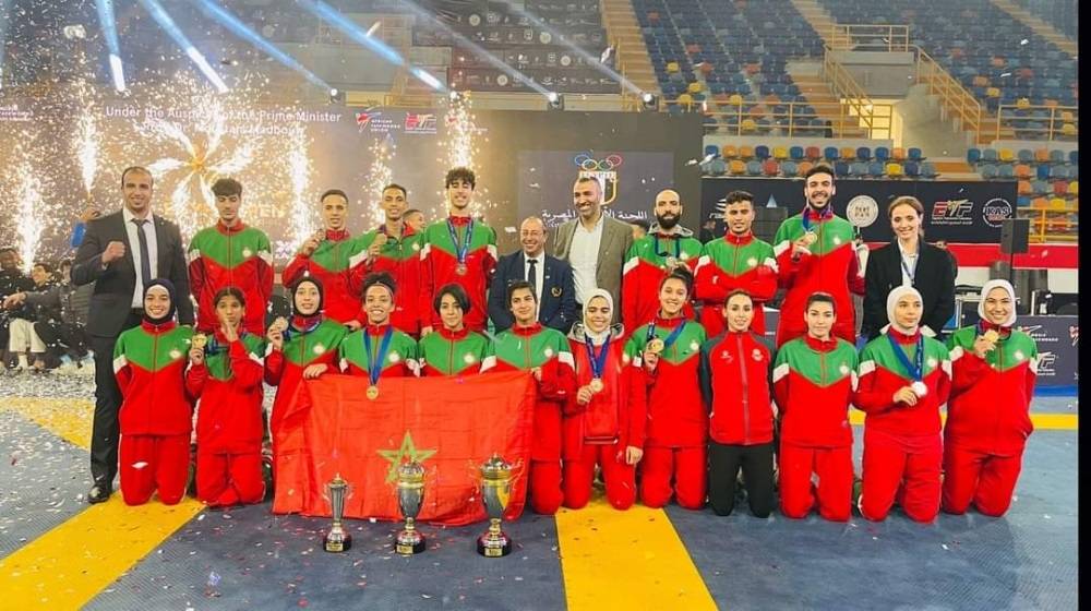 Tournoi international d’Égypte de Taekwondo : le Maroc rafle 15 médailles