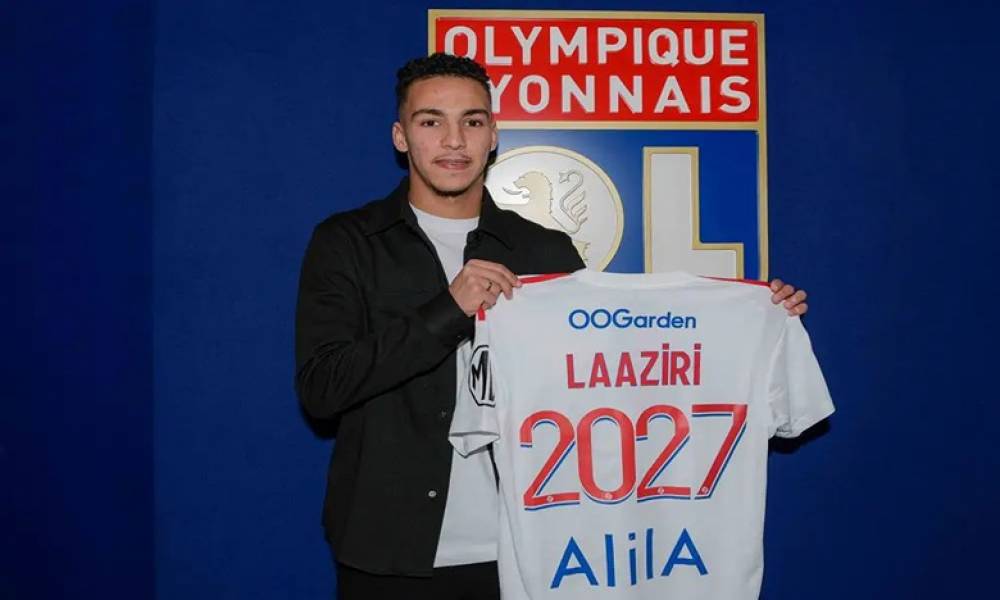 Achraf Laaziri prolonge à l’Olympique de Lyon jusqu’en 2027