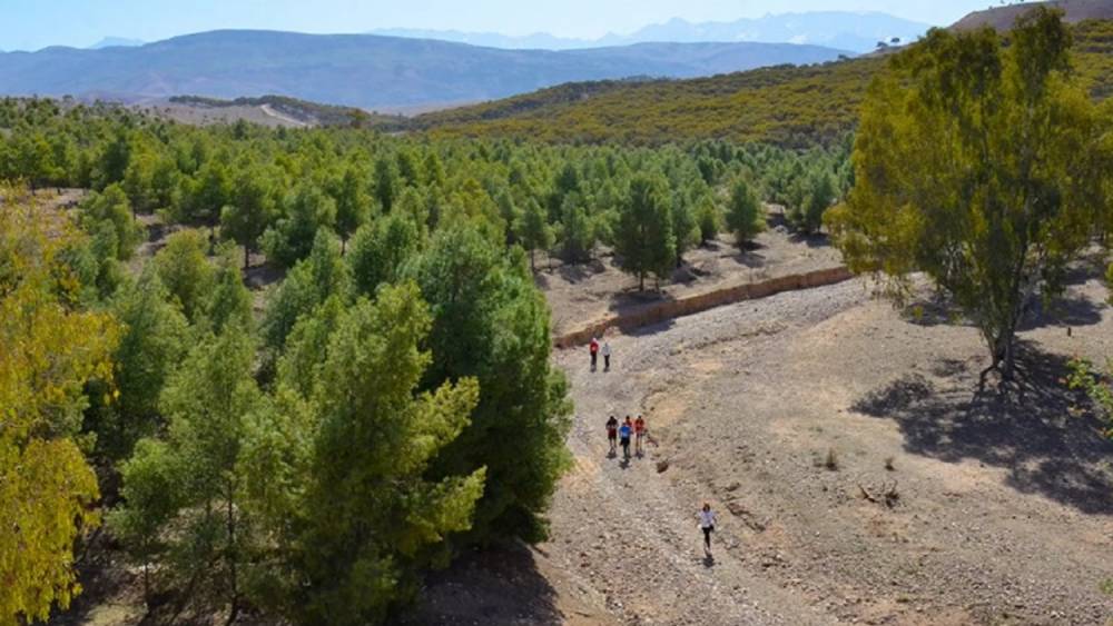 Cinquième Trail or Bike Takerkoust : la Française Huber et le Marocain Moudouji remportent l'épreuve du 42 km