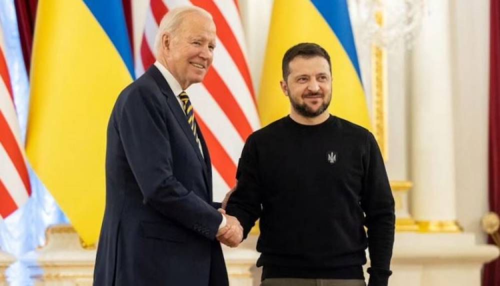 Le Président américain Joe Biden en visite surprise à Kiev