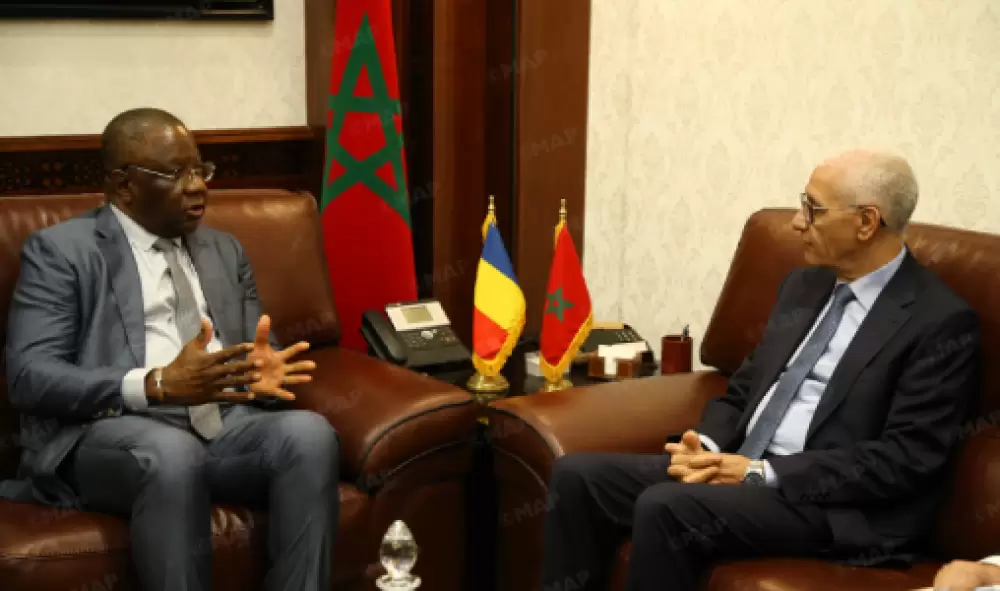 M. Talbi El Alami s’entretient avec le président du Conseil constitutionnel du Tchad