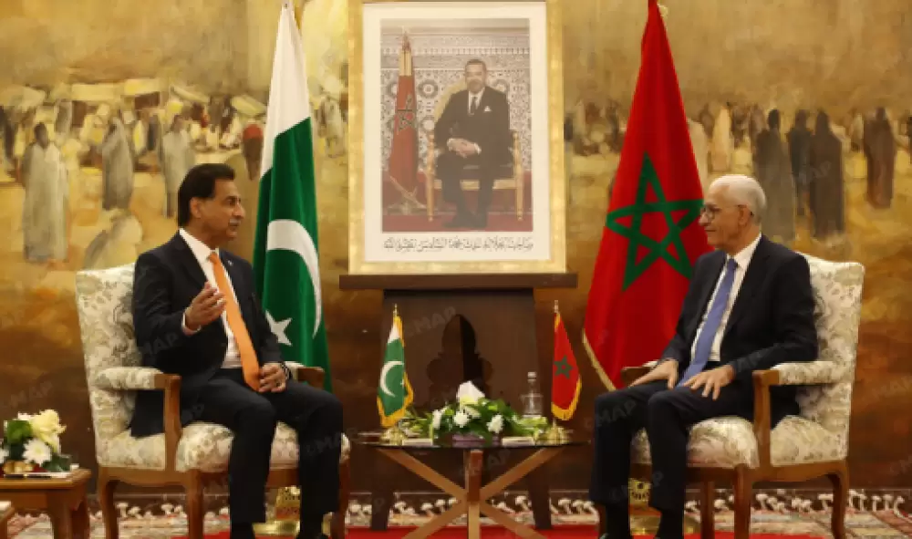 M. Talbi Alami s’entretient à Rabat avec le président de l’Assemblée nationale du Pakistan