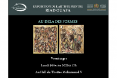Exposition «Au-delà des formes» de l’artiste Riad Ouafa à Rabat