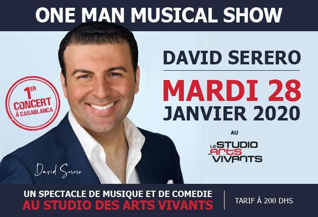 Casablanca : Premier concert solo du chanteur d’opéra marocain David Serero