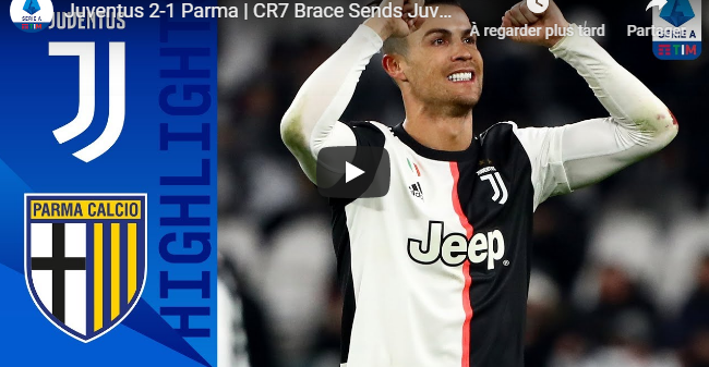 Vidéo. Ronaldo s'offre un doublé face à Parme