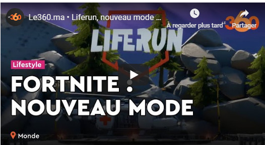 Vidéo.Gaming : Liferun , le nouveau mode proposé par Fortnite pour sauver des vies plutôt que d'en prendre