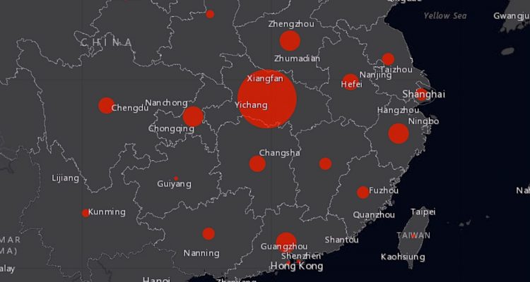 Ce site internet permet de suivre en temps réel la propagation du coronavirus chinois à travers le monde