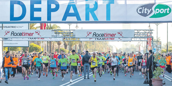 13.000 participants pour le marathon international de Marrakech