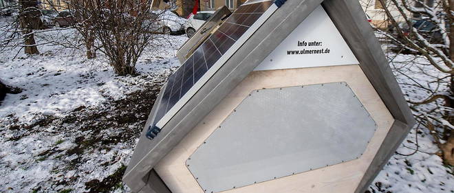 En Allemagne, des capsules futuristes installées dans les rues pour les sans-abri