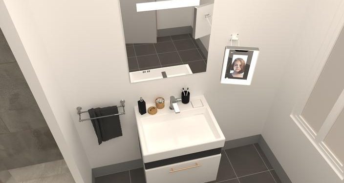 Themis, un miroir de salle de bain connecté pour rester en bonne santé