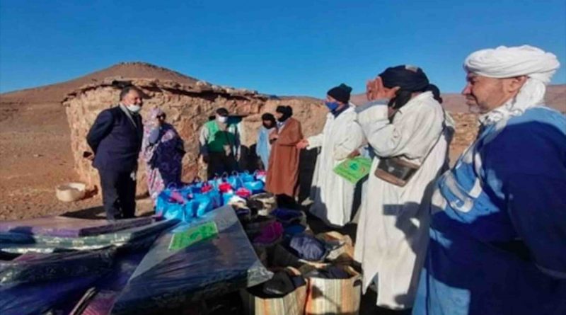 Guelmim: Caravane de solidarité pour aider 120 familles face aux effets du froid