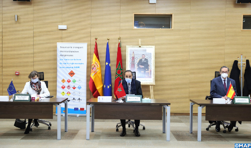 Sécurité – Maroc-Espagne: contrat de jumelage pour sécuriser le transport routier des marchandises dangereuses