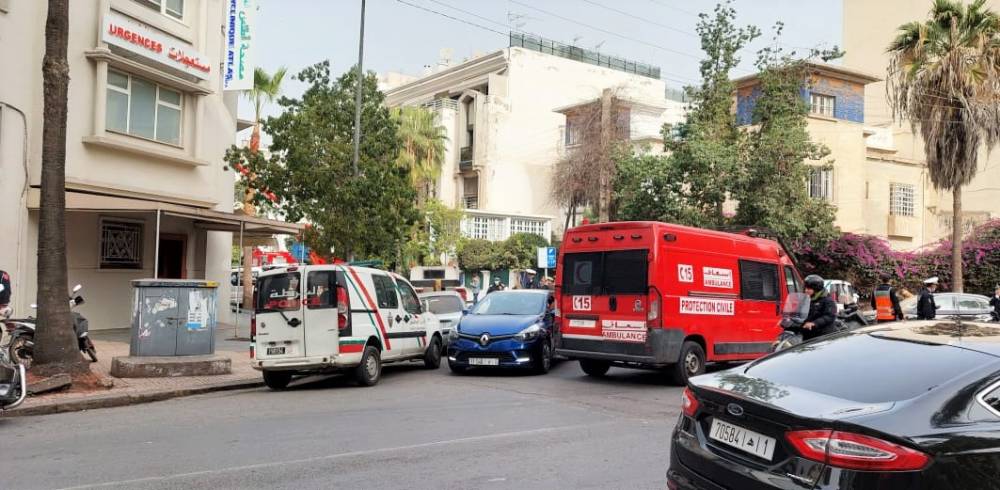 Casablanca : Incendie à la clinique Atlas