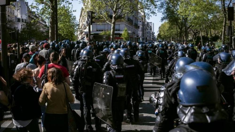 Manifestations contre la réforme des retraites: 10.000 policiers et gendarmes mobilisés en France